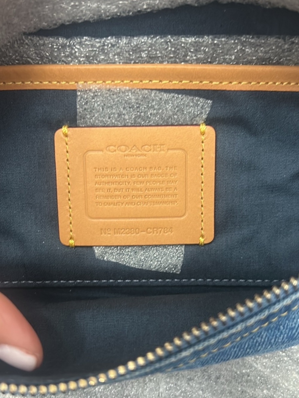 Coach denim belt bag - Picture 3 of 5